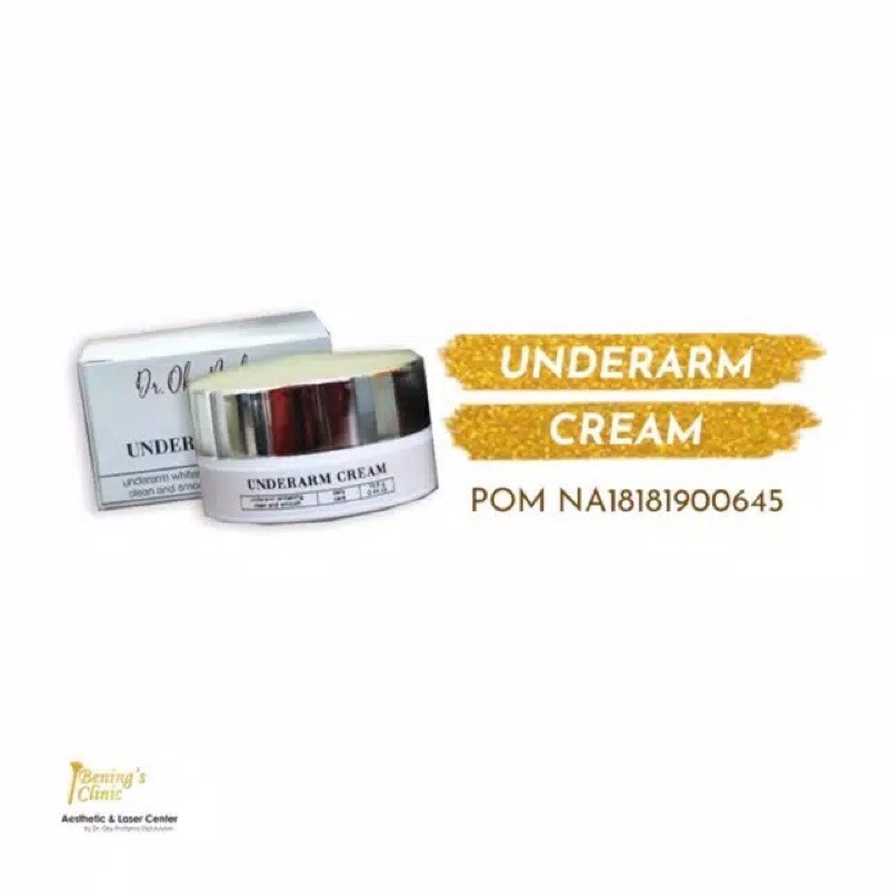 Underarm Cream / Cream Pencerah Ketiak by dr Oky Pratama / Benings_Clinic / Bening Skincare