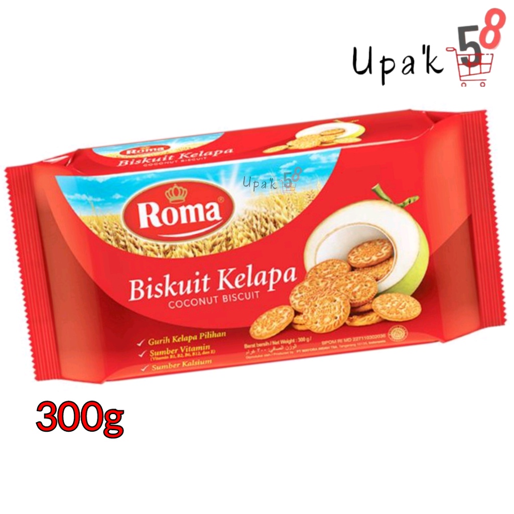 

Roma Biskuit Kelapa (300gr) / Biskuit Kelapa/ Biskuit