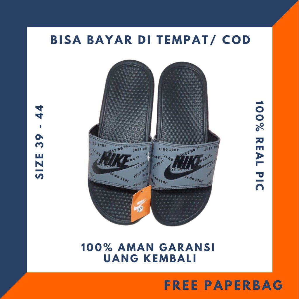 SANDAL SLIDE KARET SELOP SLOP PRIA WANITA SENDAL FLIP FLOP