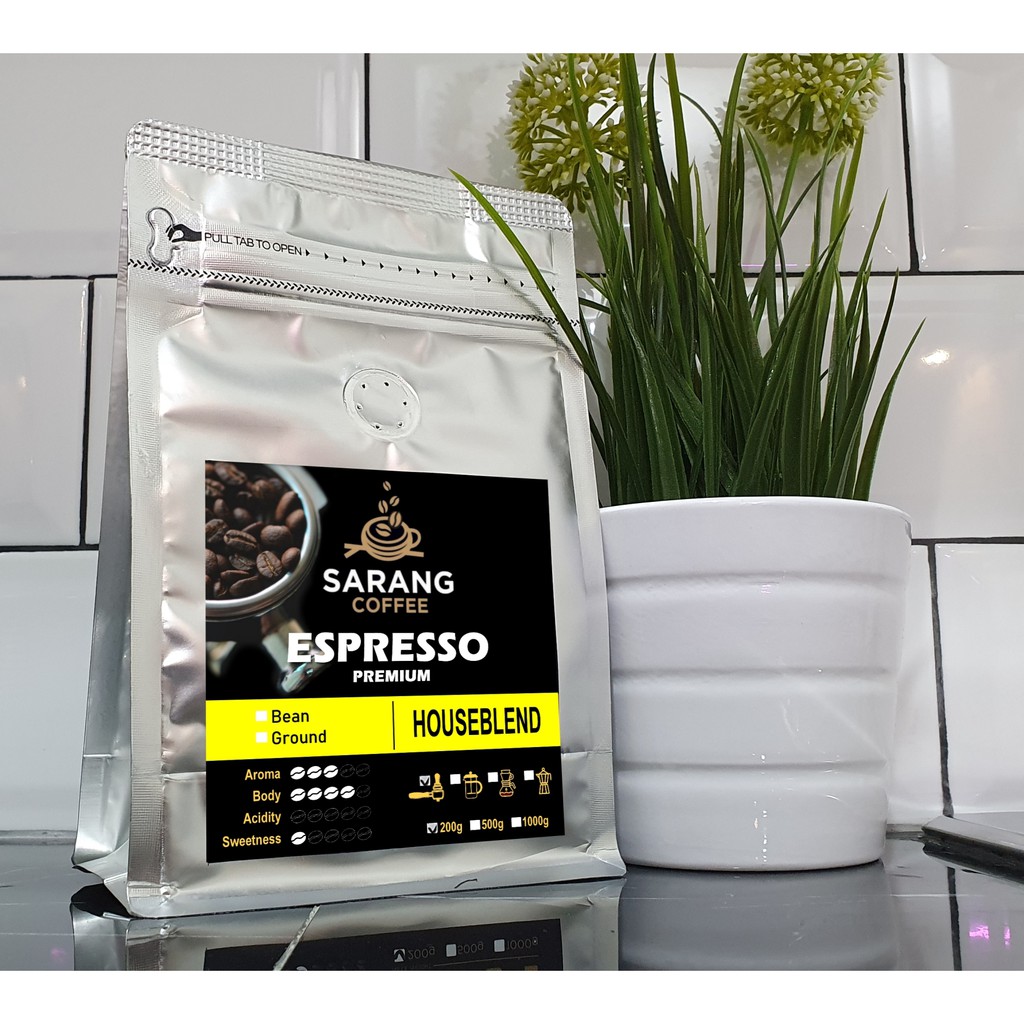 

Kopi Espresso 200g by Sarang Coffee