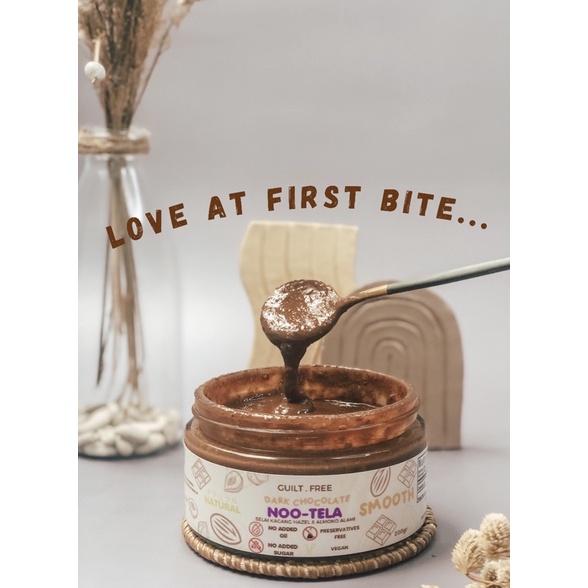 

HOMEMADE HEALTHY NOO-TELA SPREAD 180gr|Selai Nuttela vegan, Selai keto, sehat