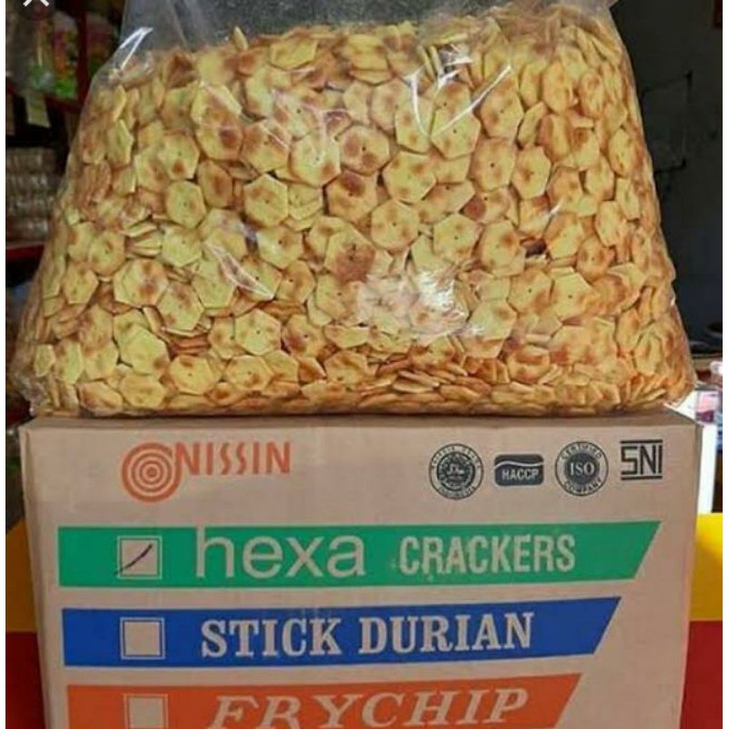 

hexa nissin crakers