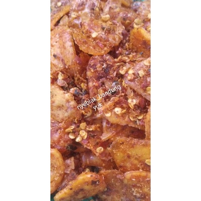 

seblak kemplang pedas gurih kemasan 100,gr