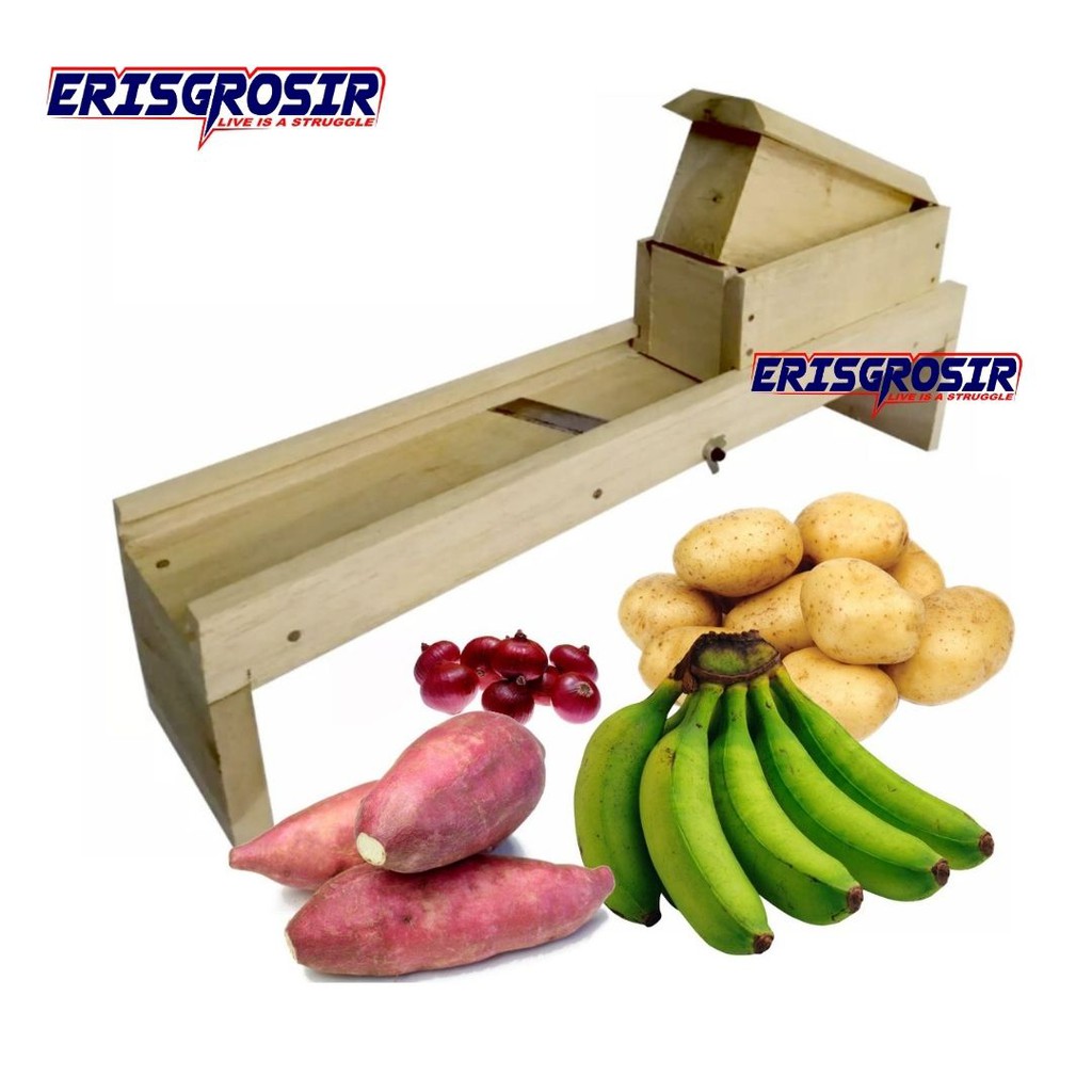 Alat bikin keripik serutan pisau pengiris bawang parutan singkong serbaguna multifungsi