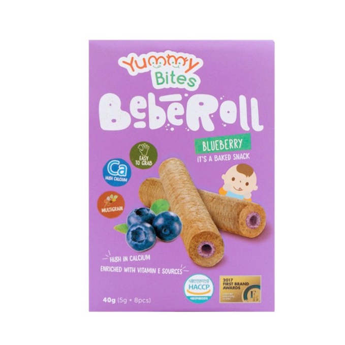 Yummy Bites Beberoll Blueberry 40gr