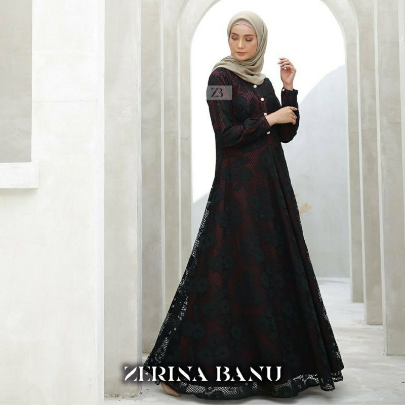 CAMILLA DRESS BLACK (S) BY HEAVEN LIGHTSBYZB ZERINA BANU