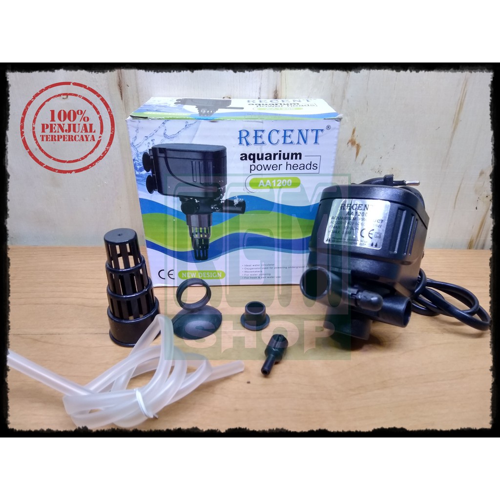 RECENT AA1200 AA 1200 mesin pompa celup aquarium aquascape murah
