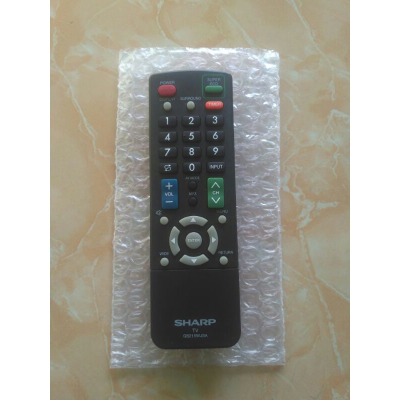 Remote remot tv flat lcd led sharp gb215wjsa original