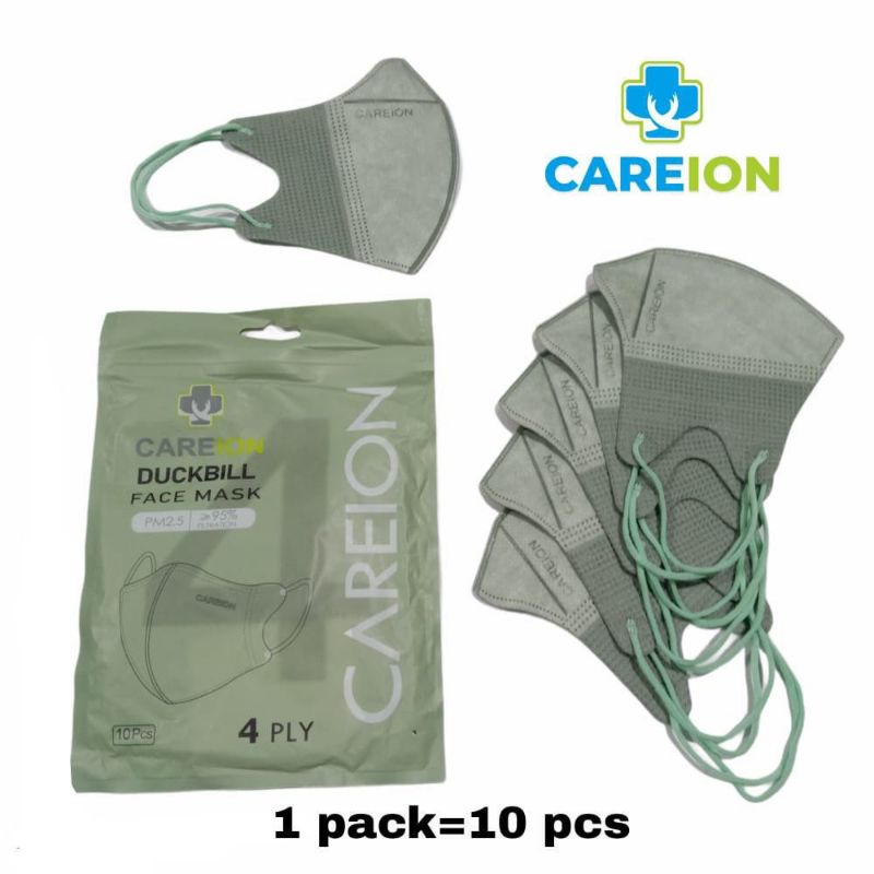 Masker Duckbill Careion ISI 10 PCS