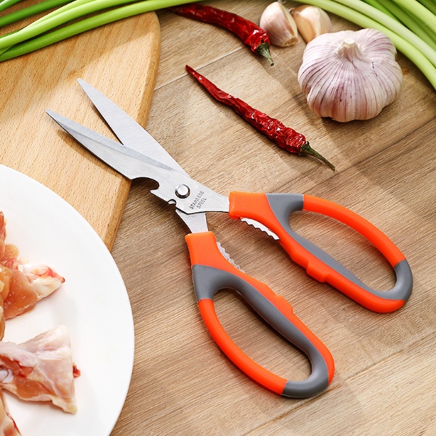 

Gunting Daging Sayur Karton Kardus Kertas Besar Tajam Ringan Stainless-steel Potong Ayam Daging