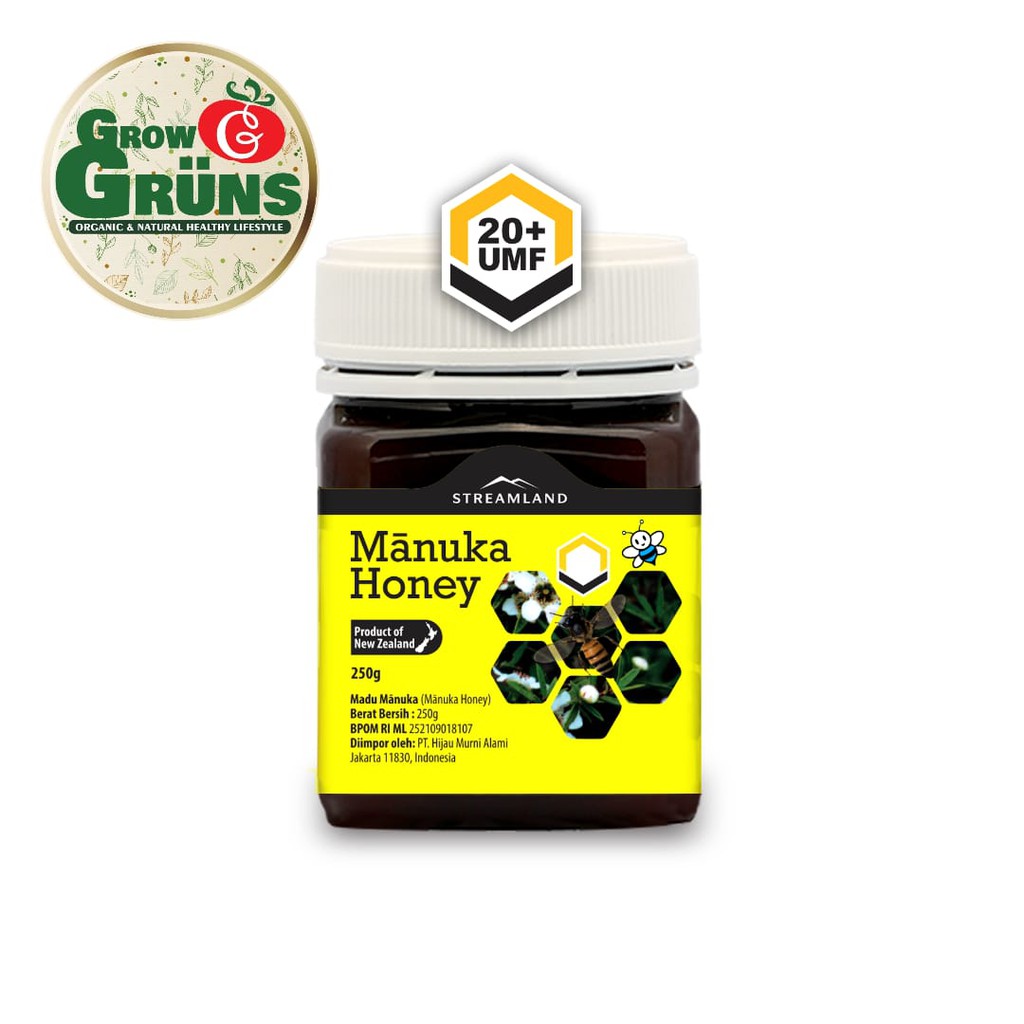 

MADU MANUKA HONEY STREAMLAND UMF 20+ 250G