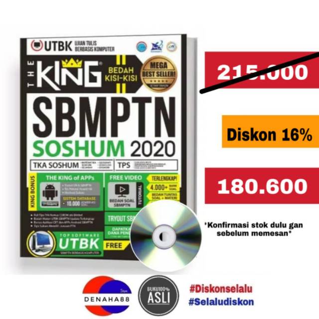 RECOMMENDED BOOK SBMPTN THE KING SBMPTN SOSHUM 2020
