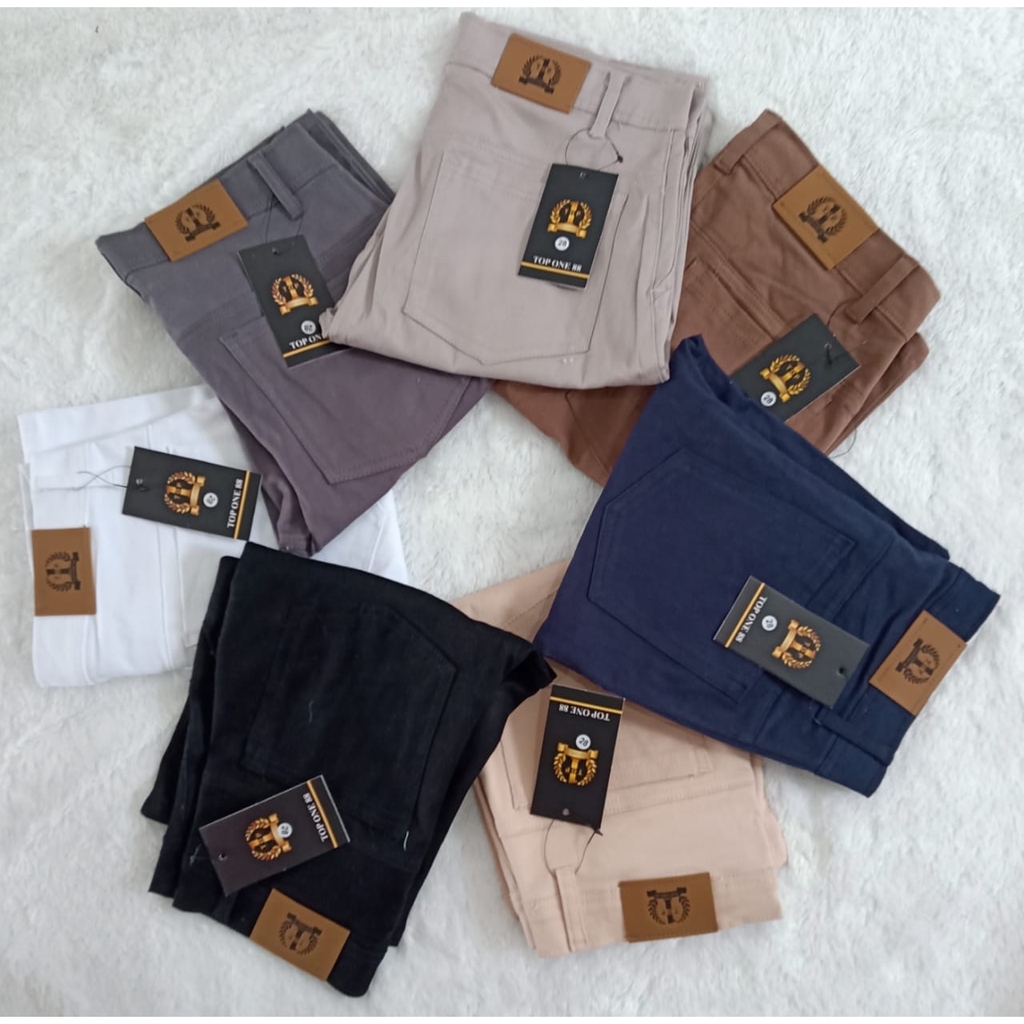 Topone88 Celana Pendek Pria Chino-2