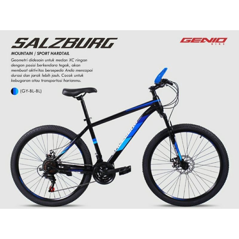 Sepeda MTB 26 inch Genio Salzburg SS 41 sepeda gunung by united
