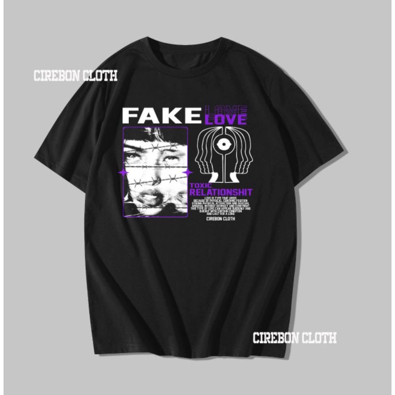 FAKE LOVE T-SHIRT (crbn_cloth)