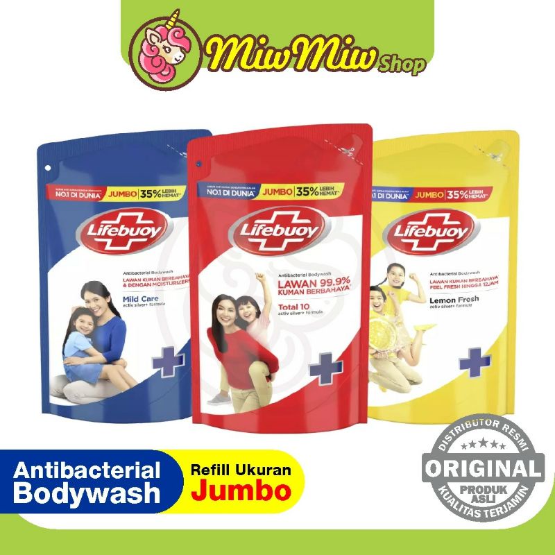 Lifebuoy Sabun Cair 825 ml Jumbo