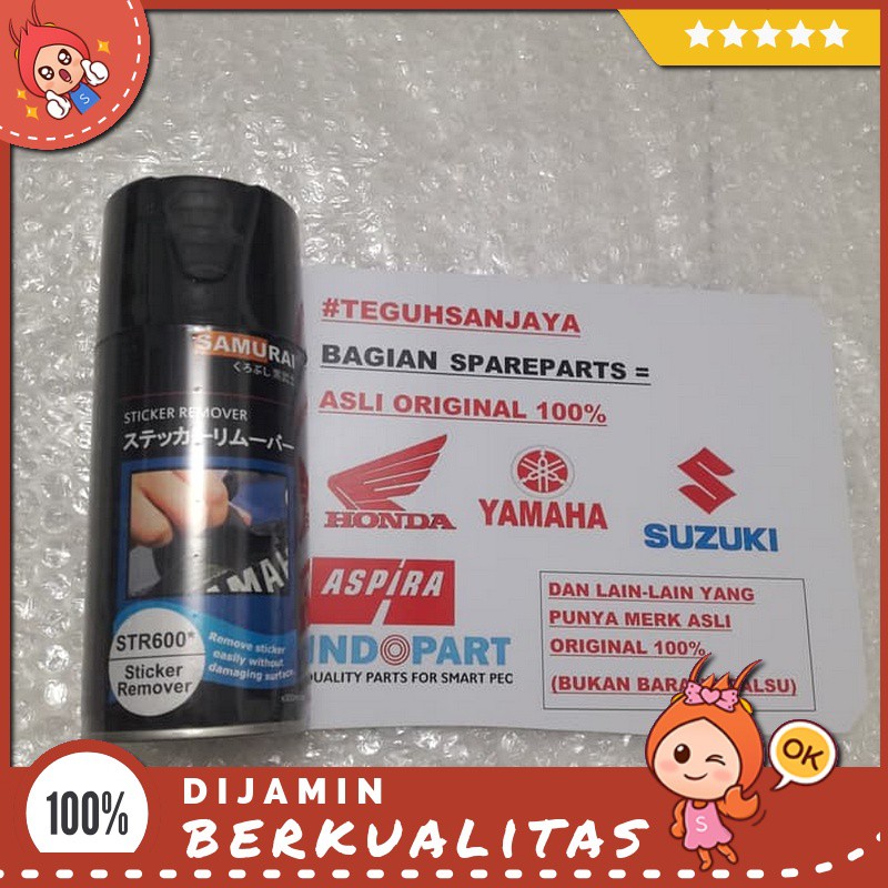 Cat Semprot / Pylox Samurai Sticker Remover Str600* / Perontok Stiker Sparepart Motor Murah