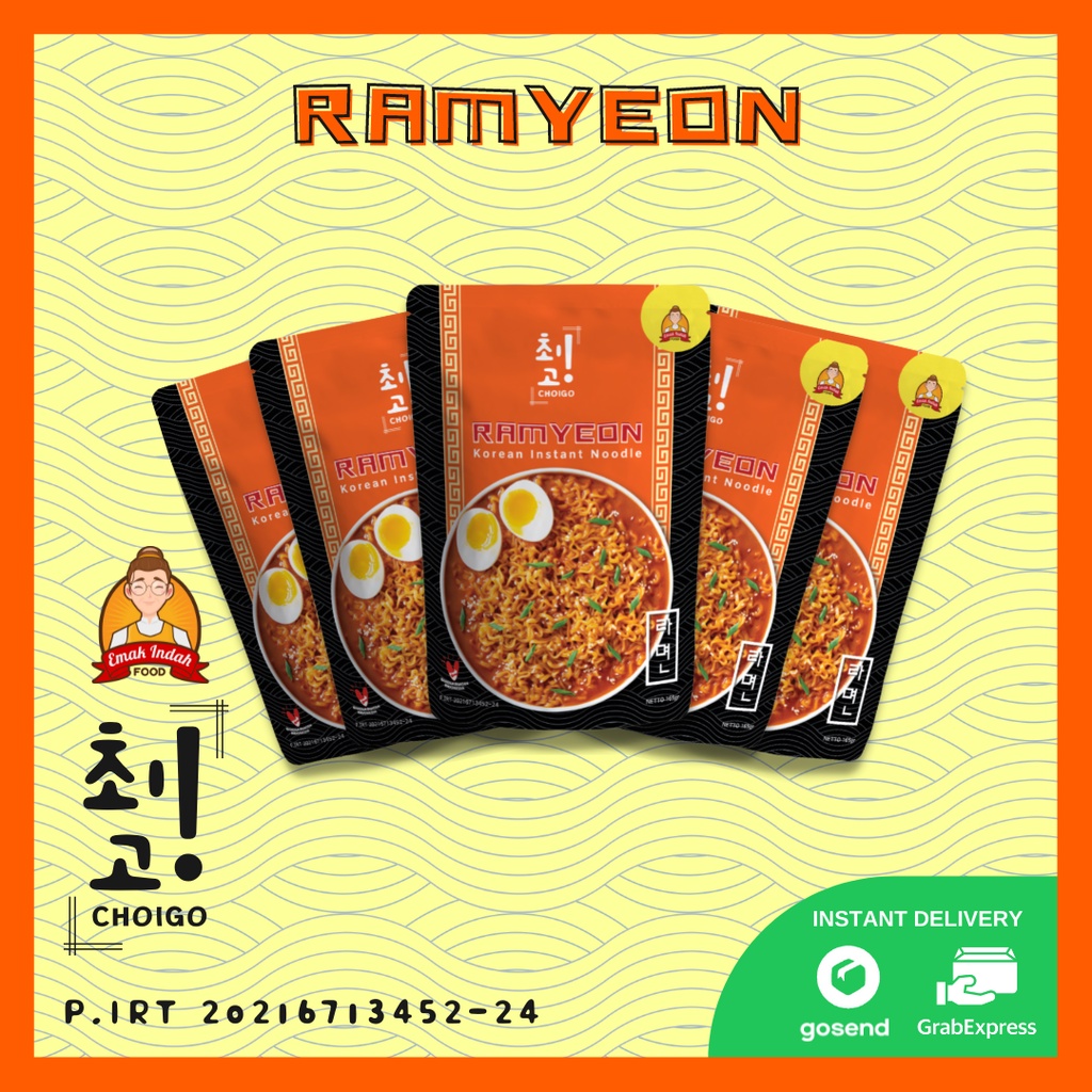 

COMBO CHOIGO! RAMYEON (5PCS) - CHOIGO RAMYEON CHOIGO / RAMYEON CHOIGO / RAMYEON/RAMEN KOREA INSTAN - CHOIGO EMAK INDAH FOOD