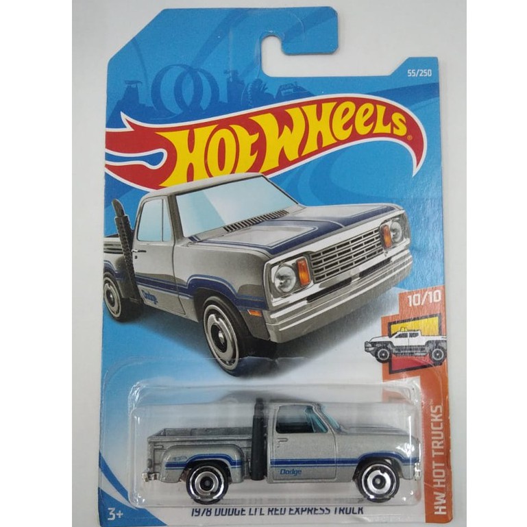 Diecast Hot Wheels 1978 DODGE LIL RED EXPRESS TRUCK Silver Abu HW Pickup Hotwheels Pick Up Mobil