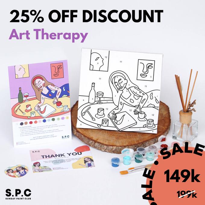 

Paint By Number Kit - Art Therapy | Sunday Paint Club