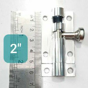 Grendel Babet 2&quot; Putih / Gerendel Selot Pintu / Kunci Pintu (H8121)