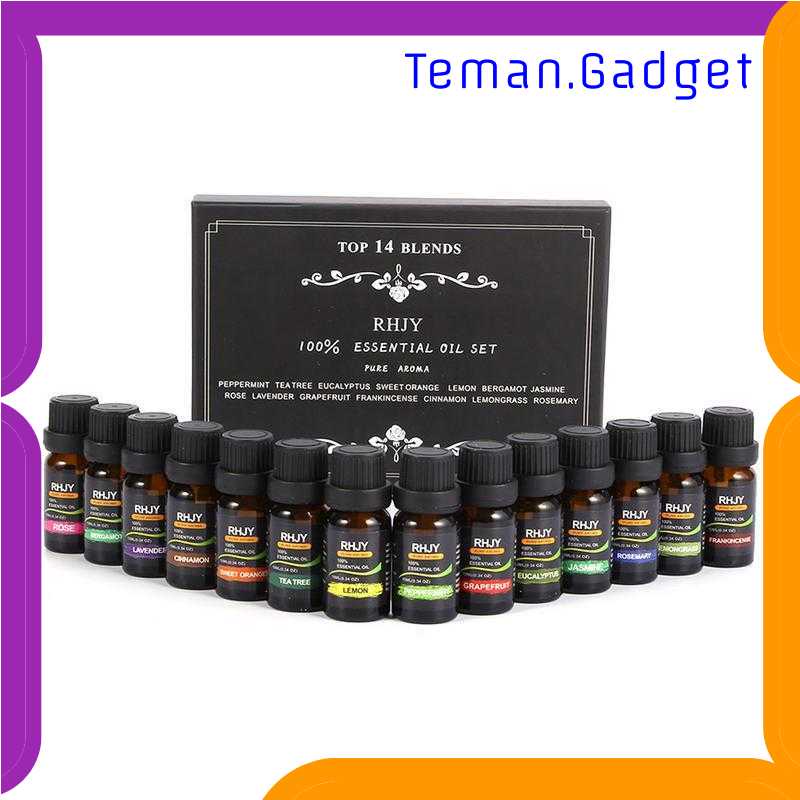 TG-CE Firstsun Set Essential Oils Minyak Aromatherapy 10ml 14PCS RH-14