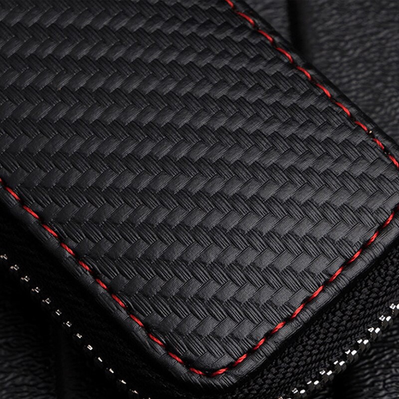 Dompet Kunci Carbon Fiber Gantungan Mobil | Car Cover Key Wallet