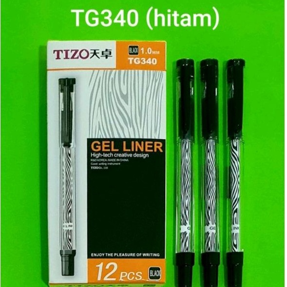 

PULPEN GEL TIZO ZEBRA 1.0 TZ-340 HITAM(12pcs)