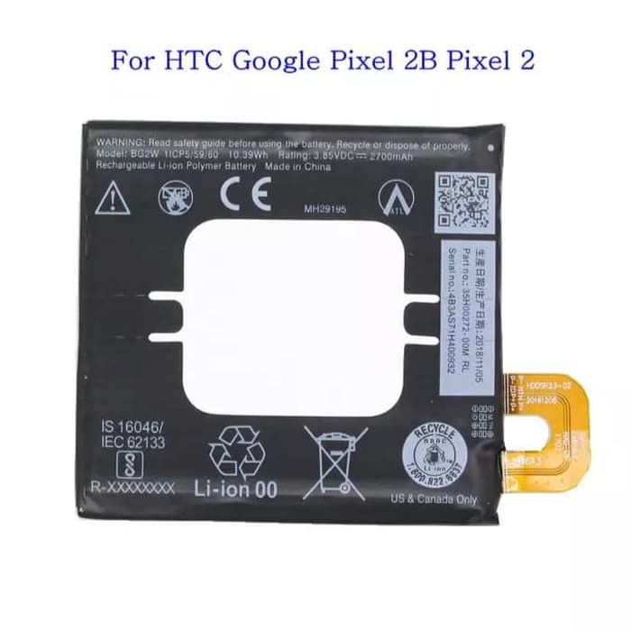 Batre Google Pixel 2 XL Baterai Google Pixel 2 XL Baterai Google Pixel2 Batre Google pixel2 XL