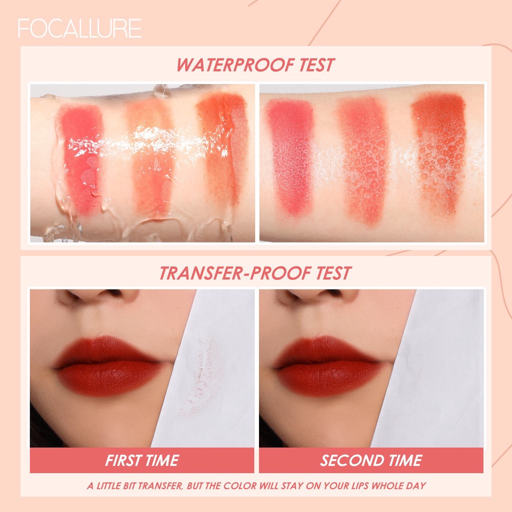 Original FOCALLURE Velvet Smooth Lip Glaze FA196