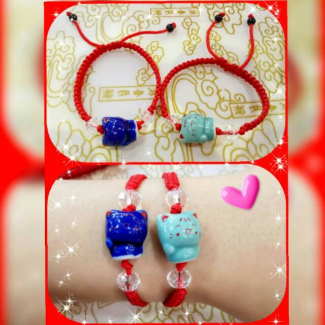 Gelang manekineko / lucky cat
