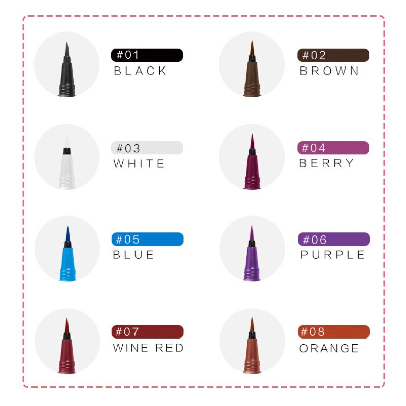 CSP089 - NOVO Rainbow Color Xpress Eyeliner Warna Make Up