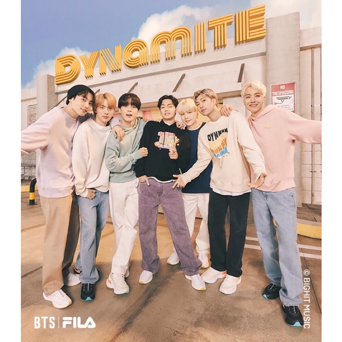 [READY STOCK] FILA X BTS Dynamite Collection