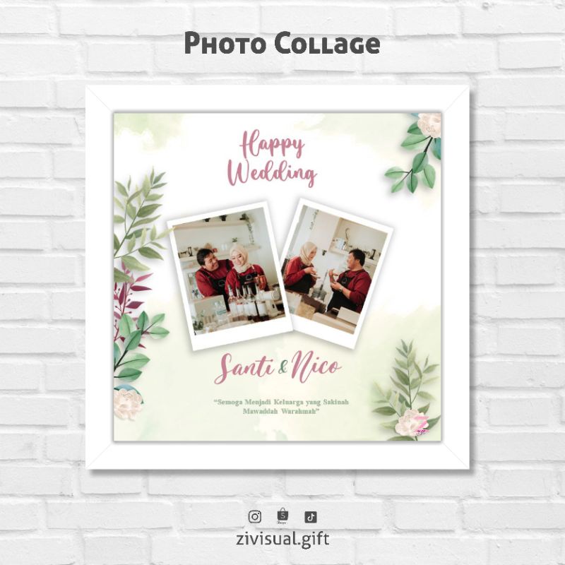 Pop Up Frame (kado Wisuda, Wedding, Ultah dll)