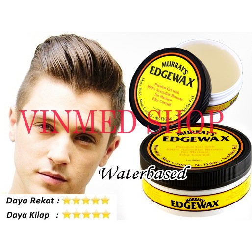 Paket Hemat Murrays Edgewax Waterbased Dan Sisir Lipat Switchblade Comb