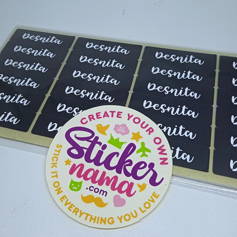 

(N-OIO ♥☞>) Label Nama Baju, Label Nama Kain, Label Setrika, Iron-On Label Polos||langsung kirim