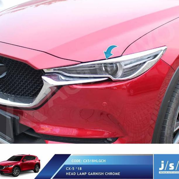 Mazda CX5 Head Lamp Garnish/Garnish Depan Chrome