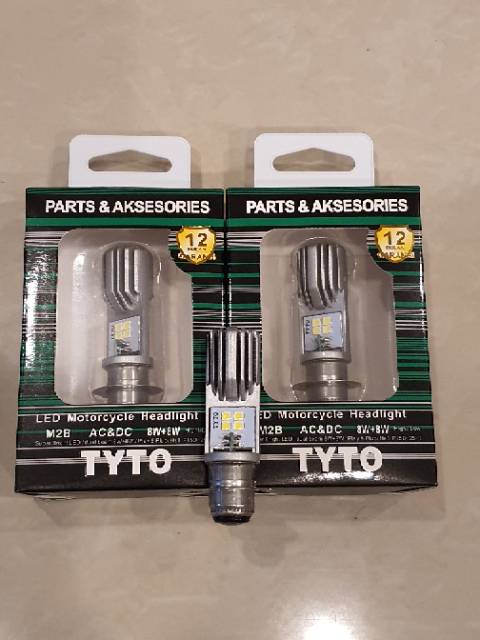 LAMPU DEPAN UTAMA LED TYTO 2 SISI AC DC / BOHLAM LED DEPAN TYTO ORIGINAL / LAMPU LED TYTO ORIGINAL-5