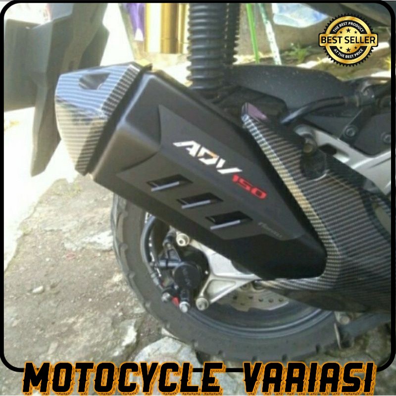 Paket cover knalpot + corong knalpot honda adv 150 carbon