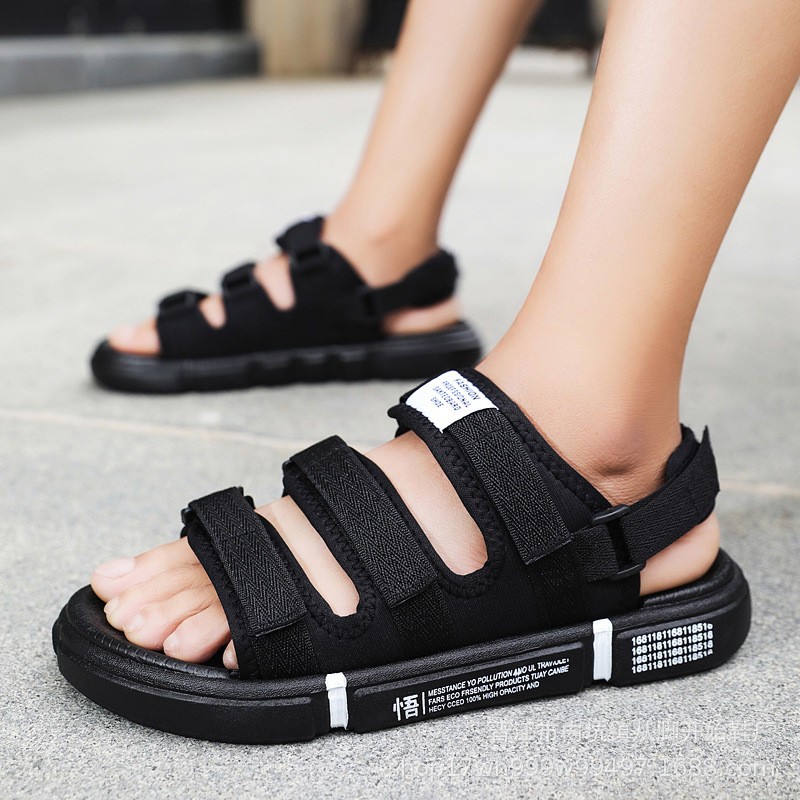 TBIG [COD] Sandal Tali Pria 9702 Sandal Import Santai Casual Sandal Gunung Gladiator