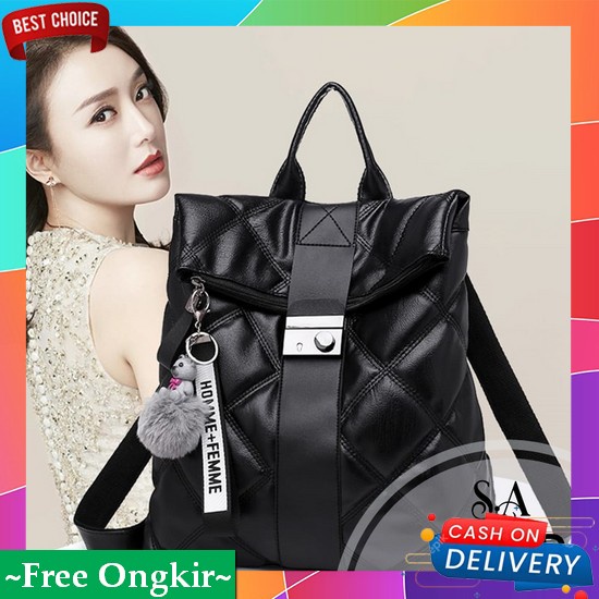 Cod Tas Ransel Wanita Polos Ootd Terbaru 2022 Bahan Tebal Bebas Ongkir Murah Produk Terlaris Hot 202