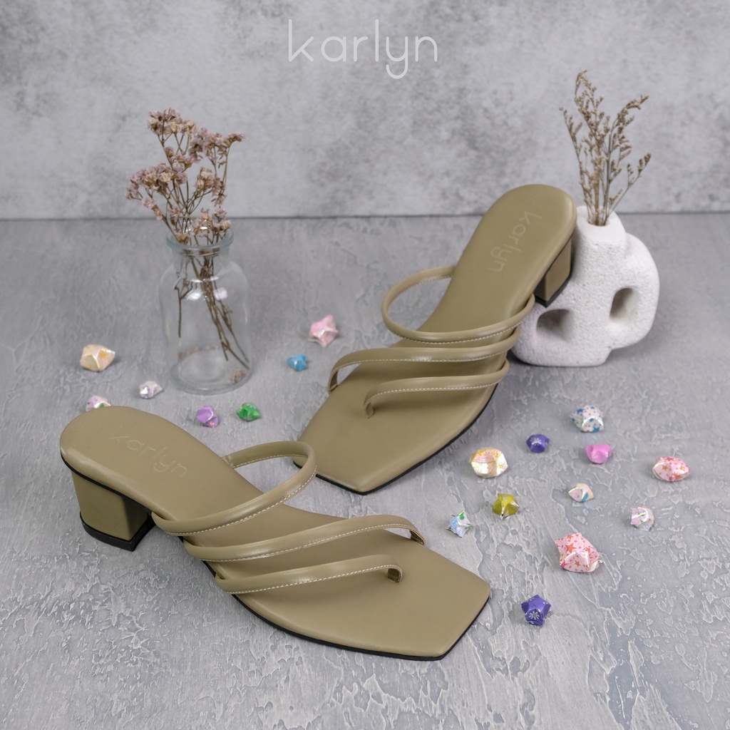 Karlyn Audrey Sandal Heels wanita 5 cm