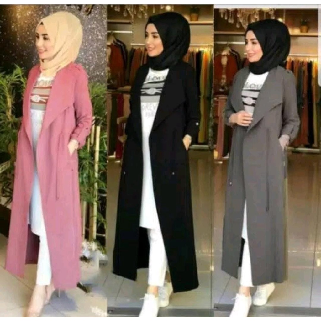 VGN OUTER LONG BLAZER / BLAZER  PANJANG WANITA / CARDIGAN WANITA