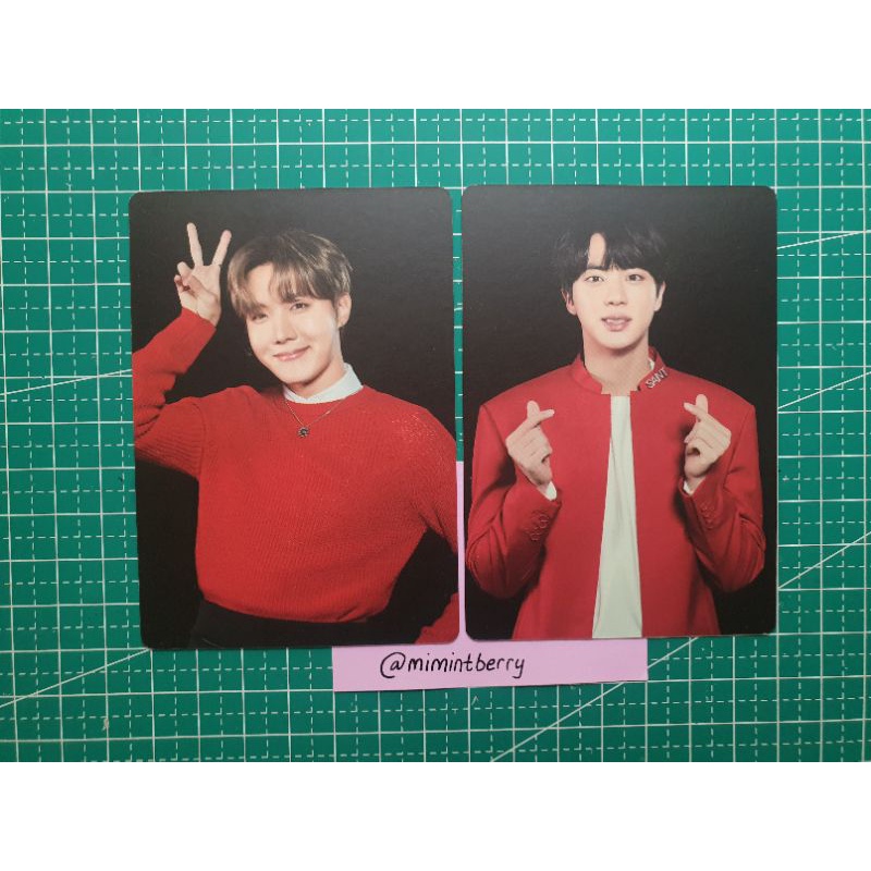 OFFICIAL MINI PHOTOCARD MOTS ON:E SEOKJIN JHOPE JIN HOSEOK