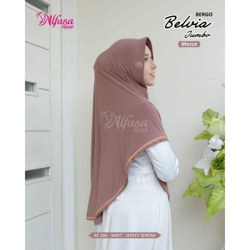 BERGO BELVIA JUMBO /HIJAB INSTAN BY ALFASA