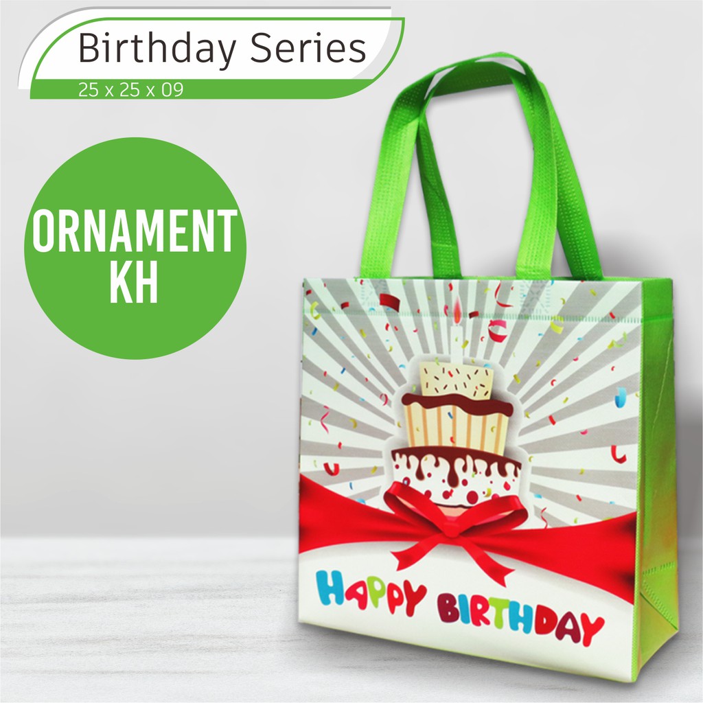 

[Cod] Tas Ulang Tahun Anak Tas Birthday Laminasi Tas Souvenir Ulang Tahun 25x25x09