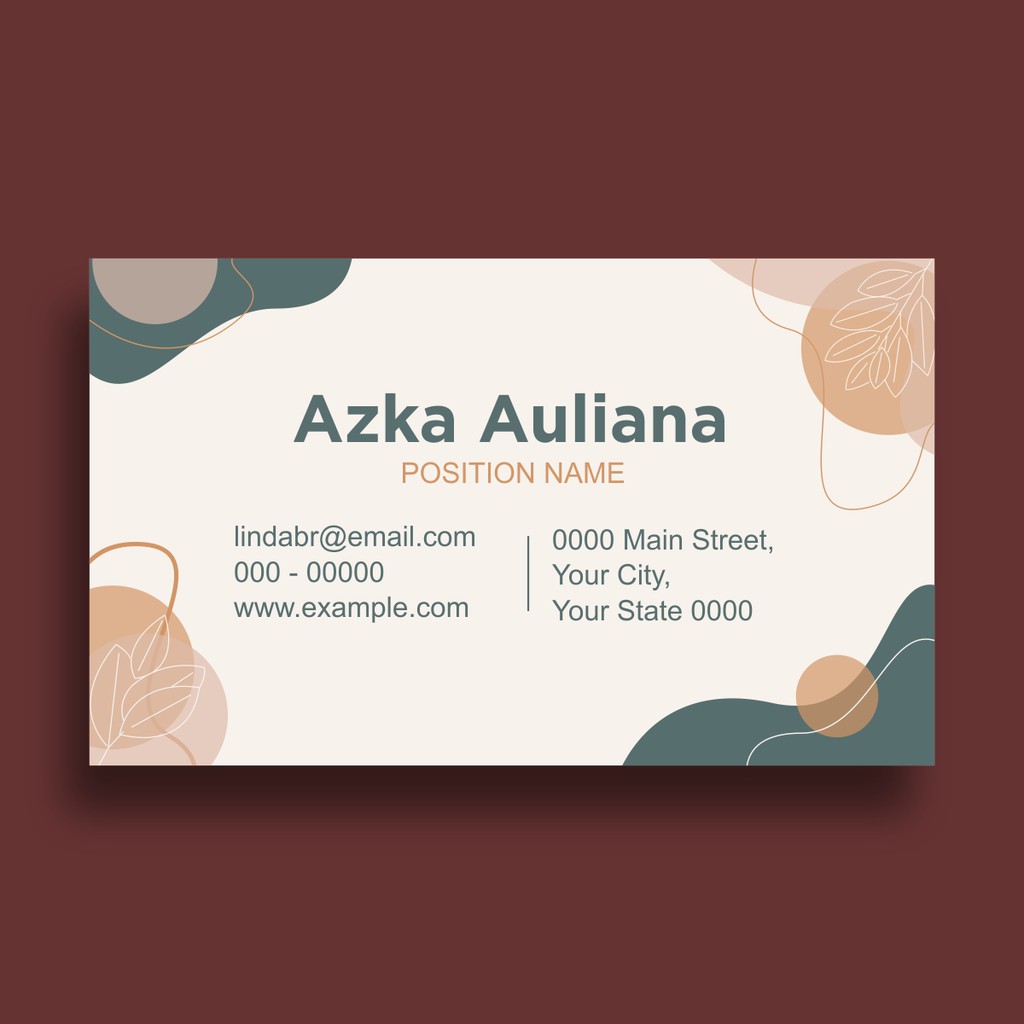 

Aesthetic Business Card/ Kartu Nama/ Name Card/ Kartu Nama Olshop