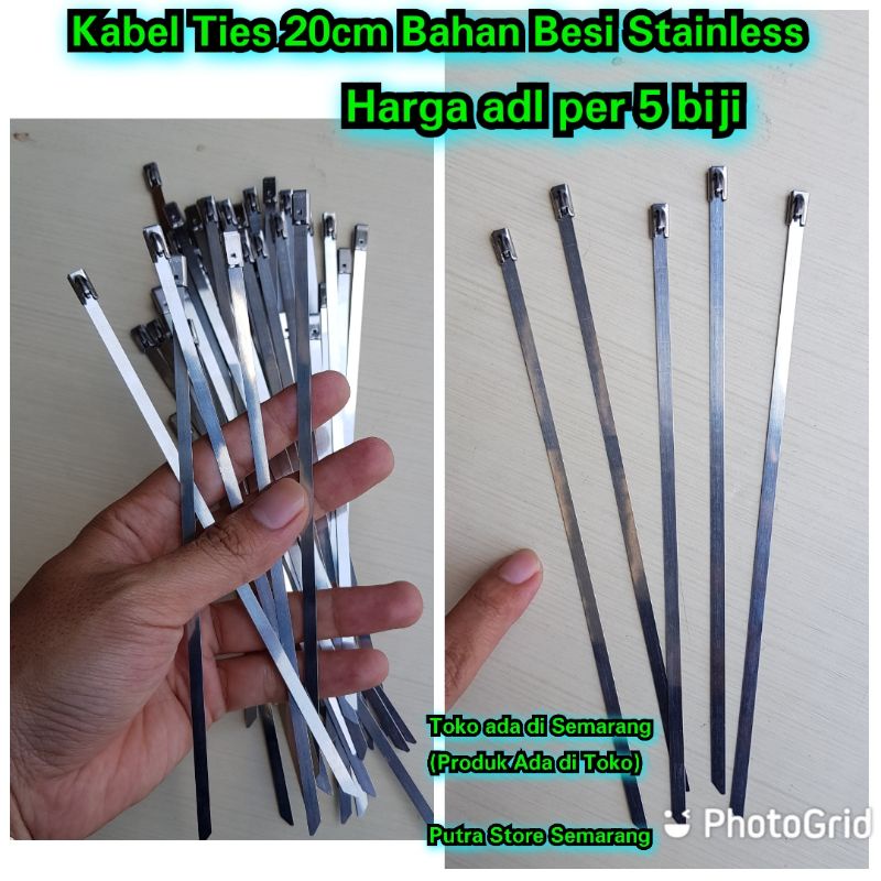 kabel ties 20cm Bahan Besi Besi ties Panjang 20cm Kabel ikat besi 20cm