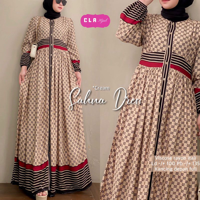 sahna Dress gamis maxy ori cla
