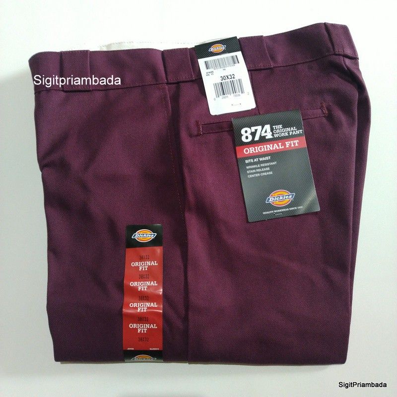 Dickies 874 Original Fit Maroon
